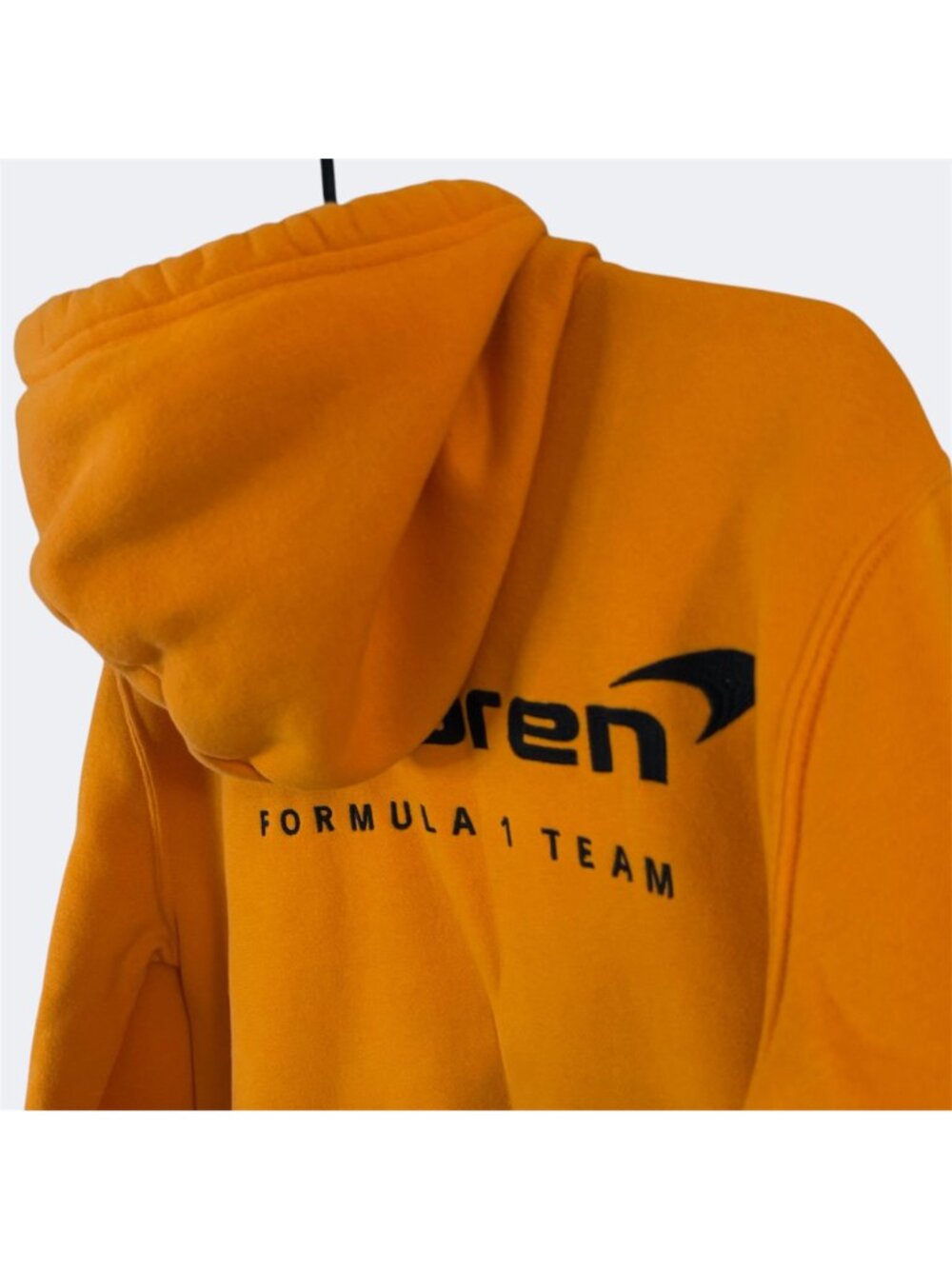 McLaren Formula 1 Team Hoodie Orange Extra Small Embroidered Racing Pullover - Picture 6 of 13